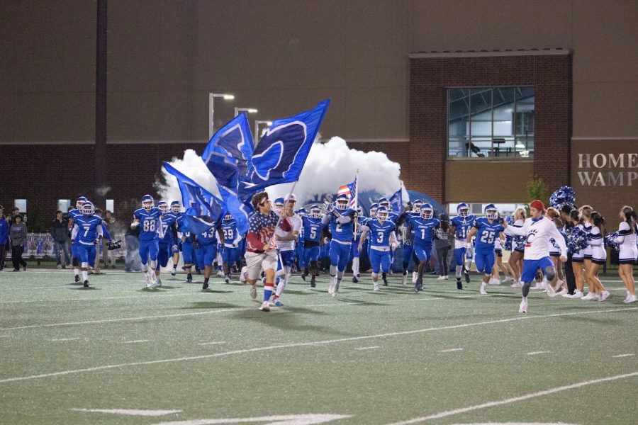 Wampus Cats take the field on Homecoming against Northside.  