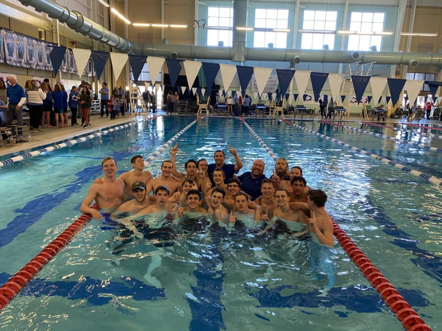 Cats Win Boys Swim & Dive State