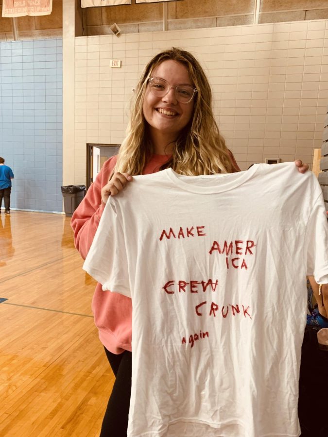 Students are huge fans of the Crunk Crew shirts.  
