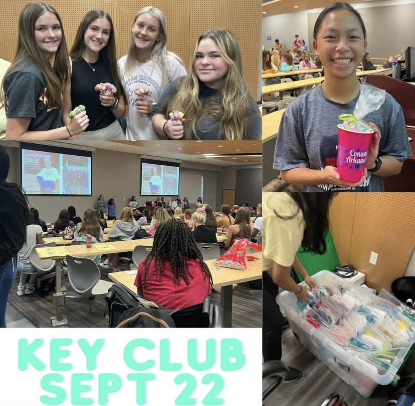 Key Club has busy month for September. These photos, snapped by Avery Smith, were used to illustrate the activities on CHS social media.  