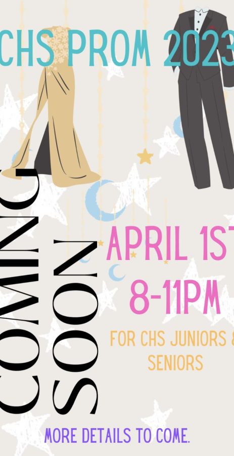 On April 1, Juniors and Seniors will be welcomed to Prom from 8-11PM.