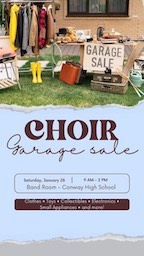 Choir Holds Garage Sale