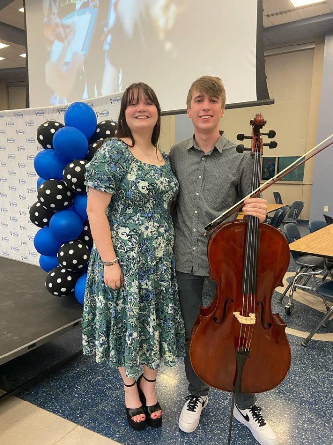 Zoe Travis, and Sam Smith pose for a photo together after the Banquet.