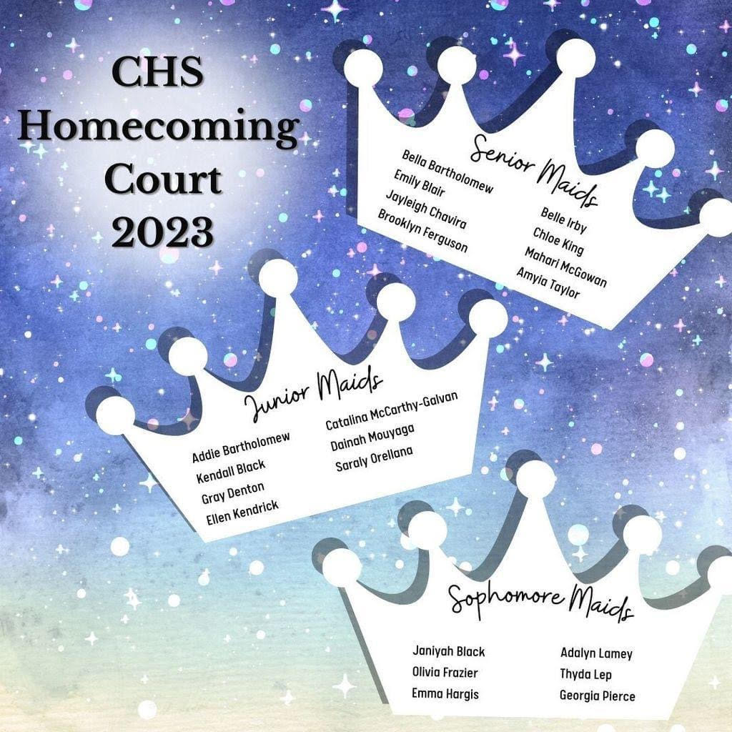 Conway High Schools 2023 Homecoming Court